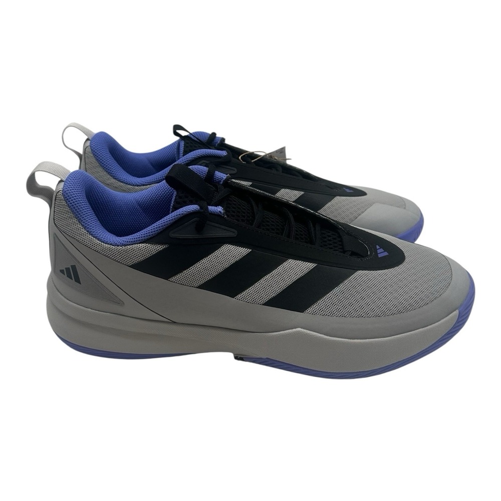 Adidas Subzone Basketball Shoes Mens Size 10.5 Grey/Black Blue Sneakers IH8559